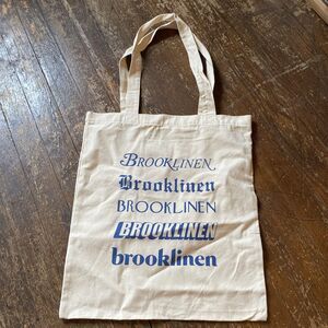 Brooklinen Tote Cotton Canvas Bag in Natural Color For Books Shopping Travel NEW